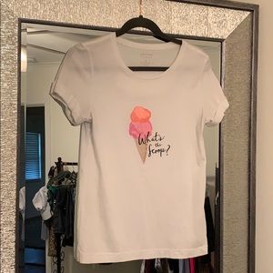 Kate Spade Broome Street “what’s the scoop?” Tee
